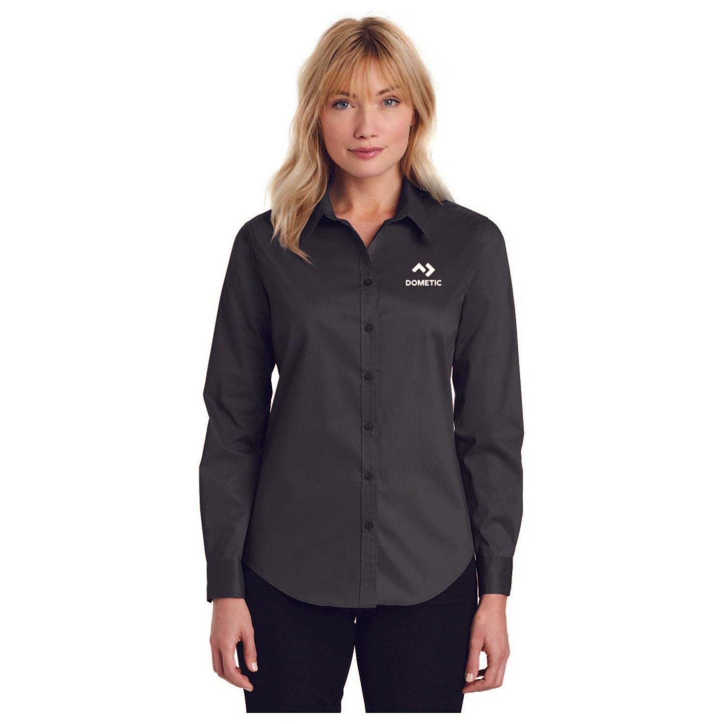 Port Authority® Ladies Stretch Poplin Shirt - L646