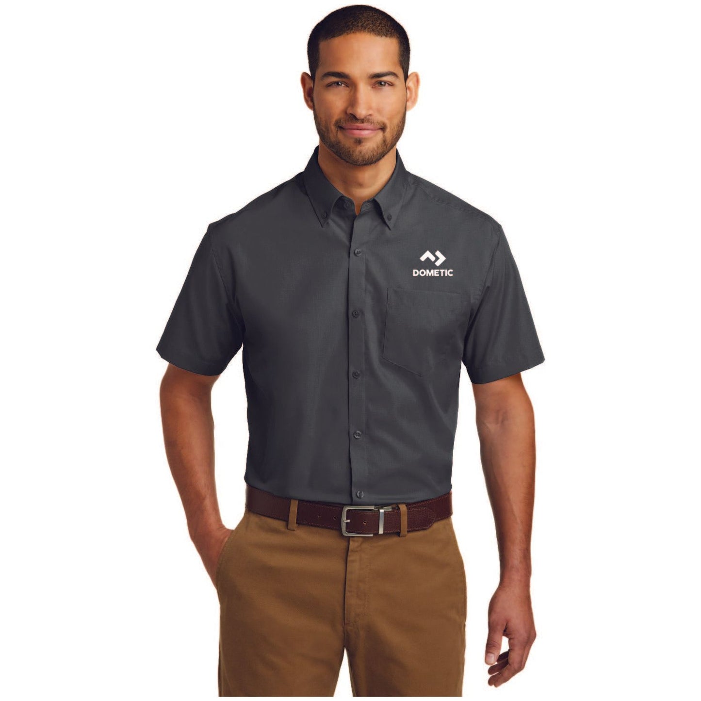 Port Authority® Short Sleeve Carefree Poplin Shirt - W101